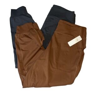 New NWT Chelsea Deboer Jogger Pant LOT 2XL Laurie Belles Lily Lottie Khaki Gray